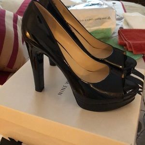 Nine West peep toe heels